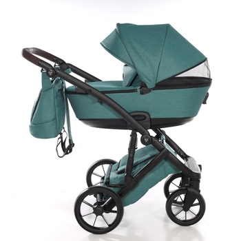 Універсальна коляска 2 в 1 Junama Space Waffle 03, зелений (J-SpW-03) - Pampik - 4