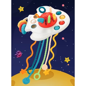 Дитяча розвиваюча тактильна іграшка Urmywo Космоліт (U1303) - Pampik - 4