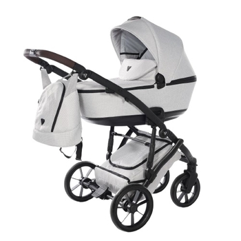 Універсальна коляска 2 в 1 Junama Space Waffle 01, сірий (J-SpW-01) - Pampik