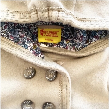 Кофточка флисовая Steiff, 3 мес, бежевый (6442109/11113) - Pampik - 4