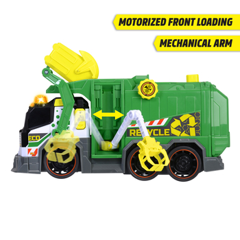 Функціональний автомобіль Dickie Toys Сміттєвоз з контейнером, звук, світло, 41 см (3307001) - Pampik - 3
