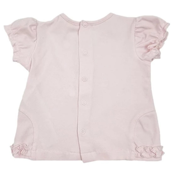 Футболка для девочки Steiff, котон, 2 мес, розовый (6312211/7810) - Pampik - 2