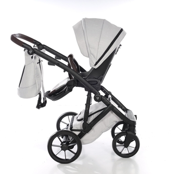 Універсальна коляска 2 в 1 Junama Space Waffle 01, сірий (J-SpW-01) - Pampik - 8