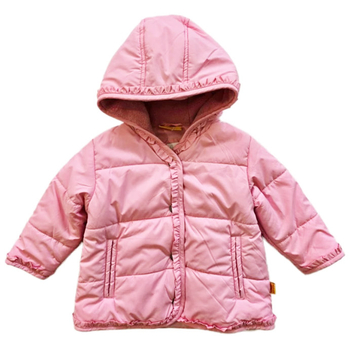 Куртка утеплена Steiff з капюшоном, котон, 3-6 міс, рожевий (6442209/11909) - Pampik