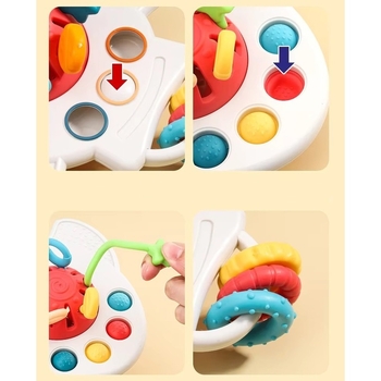 Дитяча розвиваюча тактильна іграшка Urmywo Космоліт (U1303) - Pampik - 3