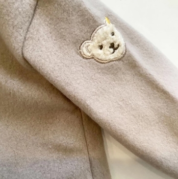 Кофточка флисовая Steiff, 3 мес, бежевый (6442109/11113) - Pampik - 3