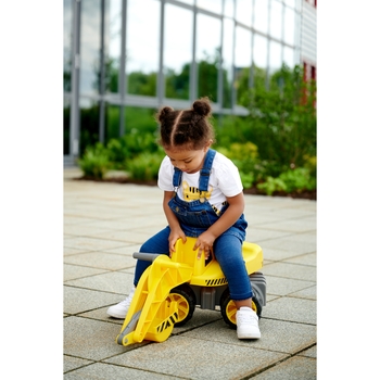 Екскаватор Big для катання малюка, жовтий (55811) - Pampik - 6