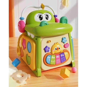 Дитячий розвиваючий музичний бізікуб Urmywo Крокодил (MSS-007) - Pampik - 2