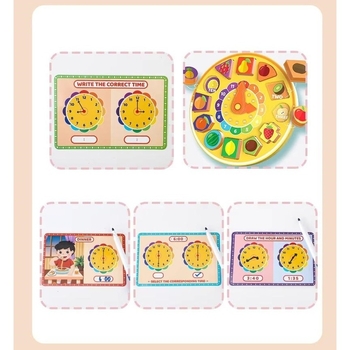 Дитячий розвиваючий тренажер Urmywo Годинник (2188-61) - Pampik - 7