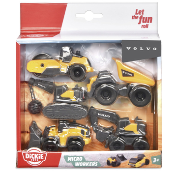 Игровой набор Dickie Toys Вольво Микроработники, 5 машин (3722008) - Pampik - 14