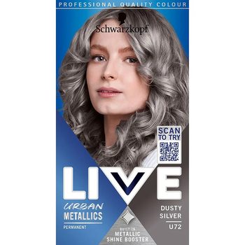 Фарба для волосся Schwarzkopf Live Urban Metallics U72 Dusty Silver - Pampik - 2