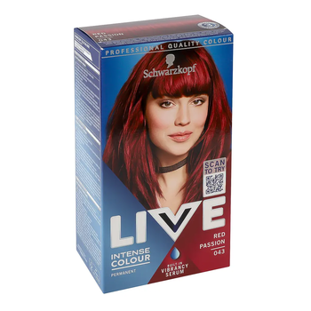 Фарба для волосся Schwarzkopf Live Intense Colour 043 Red Passion - Pampik