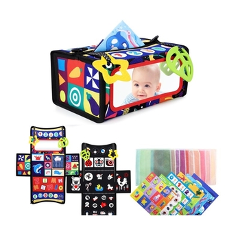 Детский развивающий текстильный бизиборд Urmywo (UMCBSAC) - Pampik - 2