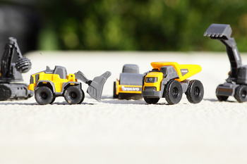 Игровой набор Dickie Toys Вольво Микроработники, 5 машин (3722008) - Pampik - 16