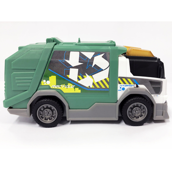 Сміттєвоз Dickie Toys Прибирач міста з відкривним контейнером, звук, світло, 15 см (3302029) - Pampik - 3