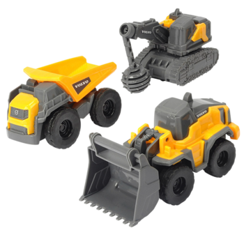 Игровой набор Dickie Toys Вольво Микростроители, 2 вида, 1 шт. в ассортименте (3722009) - Pampik