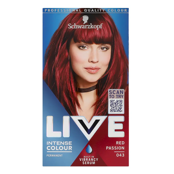 Фарба для волосся Schwarzkopf Live Intense Colour 043 Red Passion - Pampik - 2