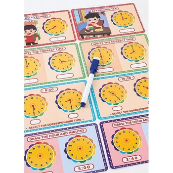 Дитячий розвиваючий тренажер Urmywo Годинник (2188-61) - Pampik - 6