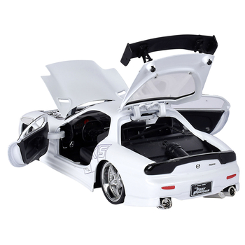 Машина металева Jada Форсаж Мазда RX-7 (1993),1:24, білий (253203065) - Pampik - 10