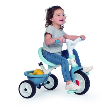 Трехколесный велосипед 3 в 1 Smoby Toys Би Муви Комфорт, голубой (740414) - Pampik - 6