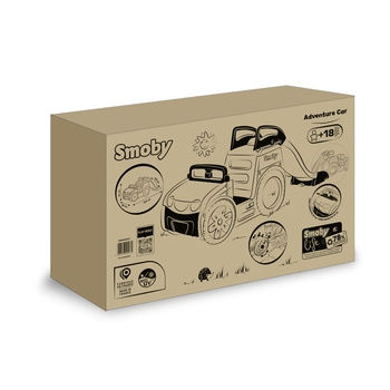 Игровой центр Smoby Life Автомобиль путешественника с горкой и песочницей (7600840207) - Pampik - 4