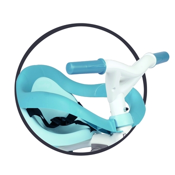 Трехколесный велосипед 3 в 1 Smoby Toys Би Муви Комфорт, голубой (740414) - Pampik - 8