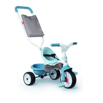 Трехколесный велосипед 3 в 1 Smoby Toys Би Муви Комфорт, голубой (740414) - Pampik - 2