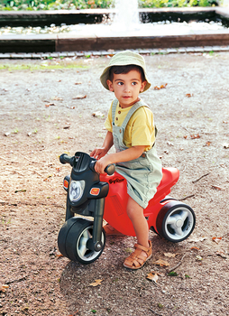 Мотоцикл Big Спортивний стиль для катання малюка, червоний (56386) - Pampik - 3