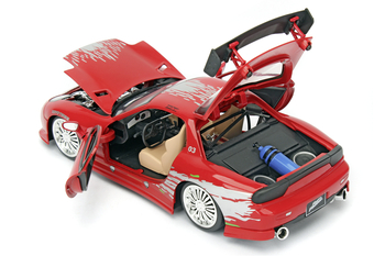 Машина металева Jаdа Форсаж Мазда RX-7 (1993), 1:24, червоний (253203033) - Pampik - 8