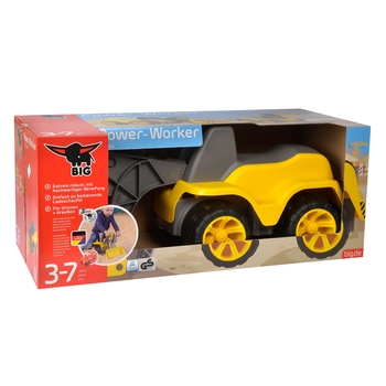 Навантажувач Big Максі для катання малюка, жовто-сірий (55813) - Pampik - 10