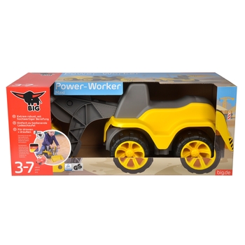 Навантажувач Big Максі для катання малюка, жовто-сірий (55813) - Pampik - 9