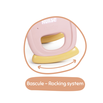 Колиска Smoby Baby Nurse. Терракотова пудра, з мобілем (7600220390) - Pampik - 3