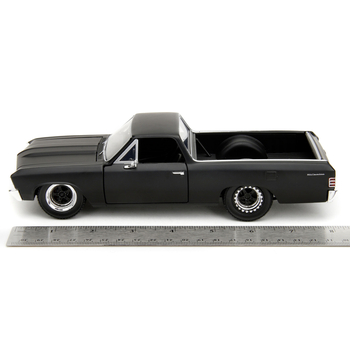 Машина металева Jada Форсаж Шевроле Ель Каміно (1967), 1:24, чорний (253203086) - Pampik - 12