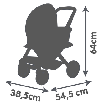 Коляска для ляльки Smoby Maxi-Cosi 3 в 1, зі знімною люлькою, айворі (7600253122) - Pampik - 5