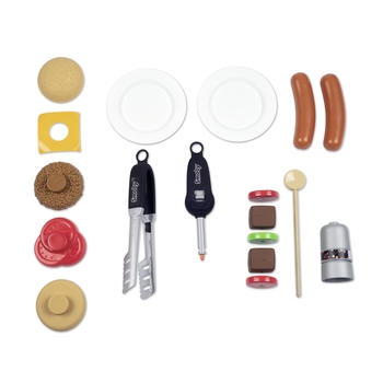 Игровой набор Smoby Барбекю-гриль на колесах, 18 аксессуаров (312001) - Pampik - 5