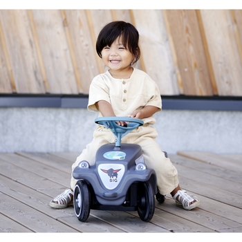 Машинка Big для катания малыша, серый с бирюзовым (56137) - Pampik - 9