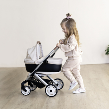 Коляска для ляльки Smoby Maxi-Cosi 3 в 1, зі знімною люлькою, айворі (7600253122) - Pampik - 6