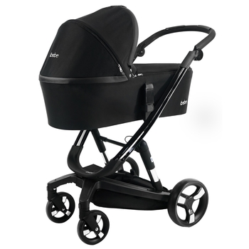 Універсальна коляска 2 в 1 Ibebe i-stop 21 Gloss, чорний (ib-is-21-gls) - Pampik - 3