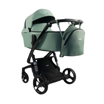 Універсальна коляска 2 в 1 Ibebe i-stop 21 Gloss, світло-зелений (ib-is-21-gls) - Pampik