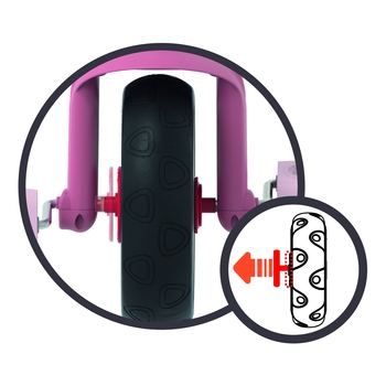 Трехколесный велосипед 3 в 1 Smoby Toys Би Муви Комфорт, розовый (740415) - Pampik - 10