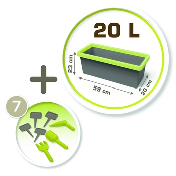 Кашпо для рослин Smoby з аксесуарами (810915) - Pampik - 4