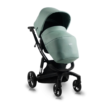 Універсальна коляска 2 в 1 Ibebe i-stop 21 Gloss, світло-зелений (ib-is-21-gls) - Pampik - 4