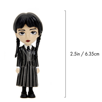 Набор металлических фигурок Jada Венздей, 4 шт, 6,5 см (253252040) - Pampik - 3