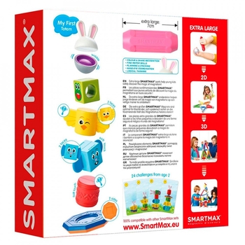 Магнітний конструктор SmartMax Мій перший тотем (SMX 230) - Pampik - 10