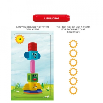 Магнітний конструктор SmartMax Мій перший тотем (SMX 230) - Pampik - 6