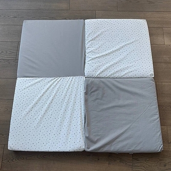 Килимок ігровий 3 в 1 Candide, 60х60х4 см, 4шт., сірий (595120/26572) - Pampik - 7