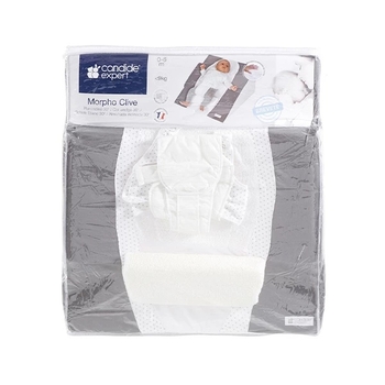 Матрац-позиционер для новонародженого Candide 30° Memory, 55х63х30 см, сірий (263780/26536) - Pampik - 2