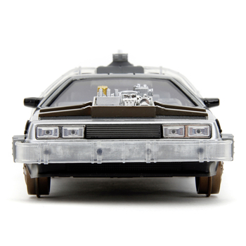Машина металлическая Jada Назад в будущее 3 Машина времени, 1:24, серый (253255073) - Pampik - 4