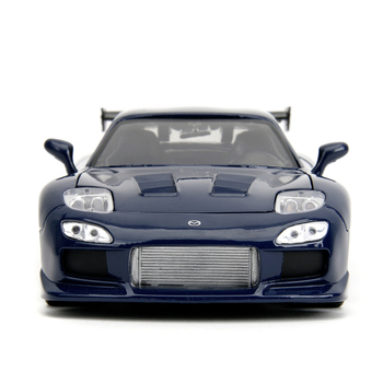 Машина металлическая Jada Наруто Мазда RX-7 тюнингованная с фигуркой Какаши, 1:24, темно-синий (253255085) - Pampik - 12