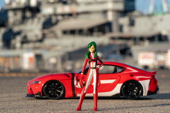 Машина металлическая Jada Роботех Тойота Супра с фигуркой Мирии Стерлинг, 1:24, красный (253255053) - Pampik - 11